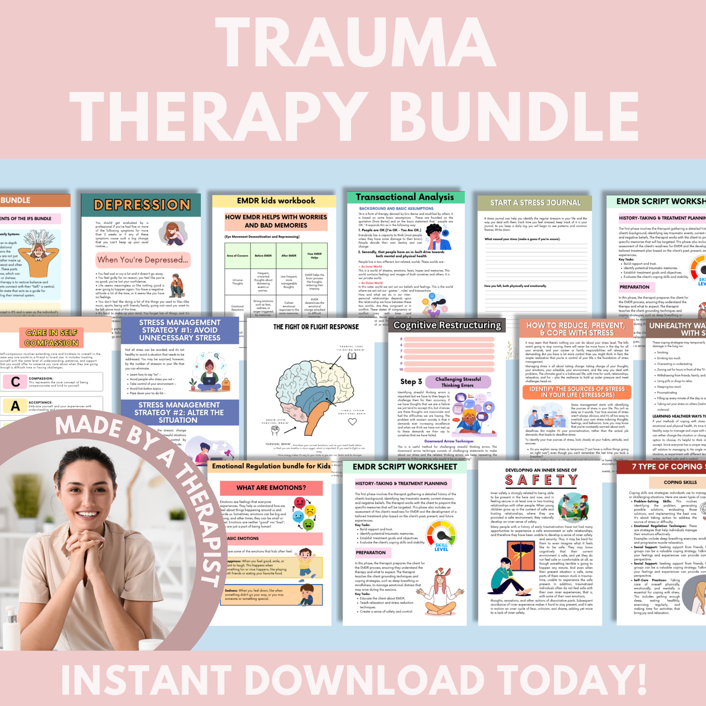 Trauma Therapy Bundle ( TODAY)